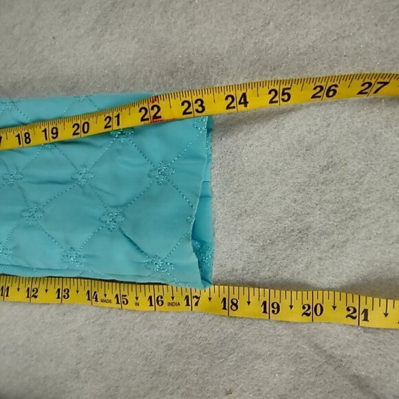 Requirements Sky Blue Quilted Lightweight Snap Up Outdoor Coat Jacket Size Small - Picture 10 of 12